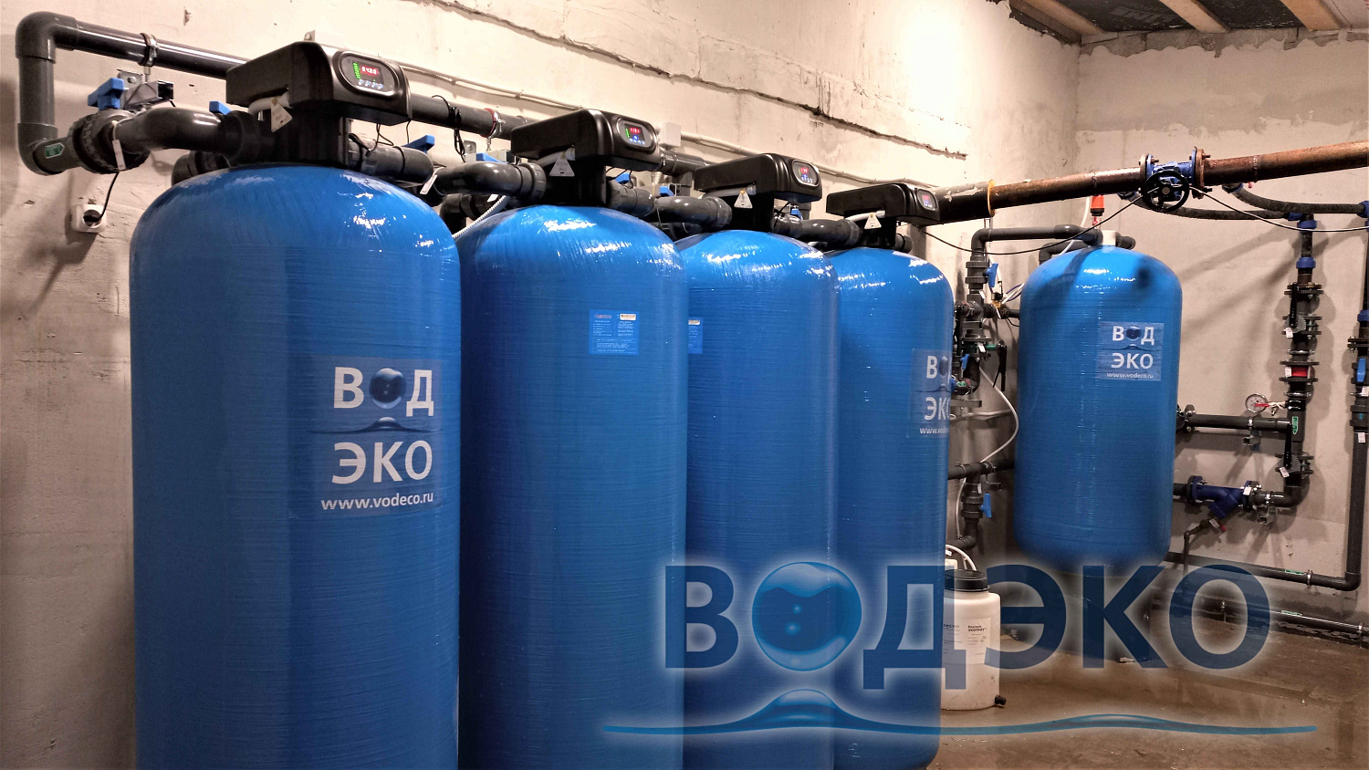 Станция АКВАФЛОУ 300 куб.м/сут. воды хозяйственно-бытового назначения