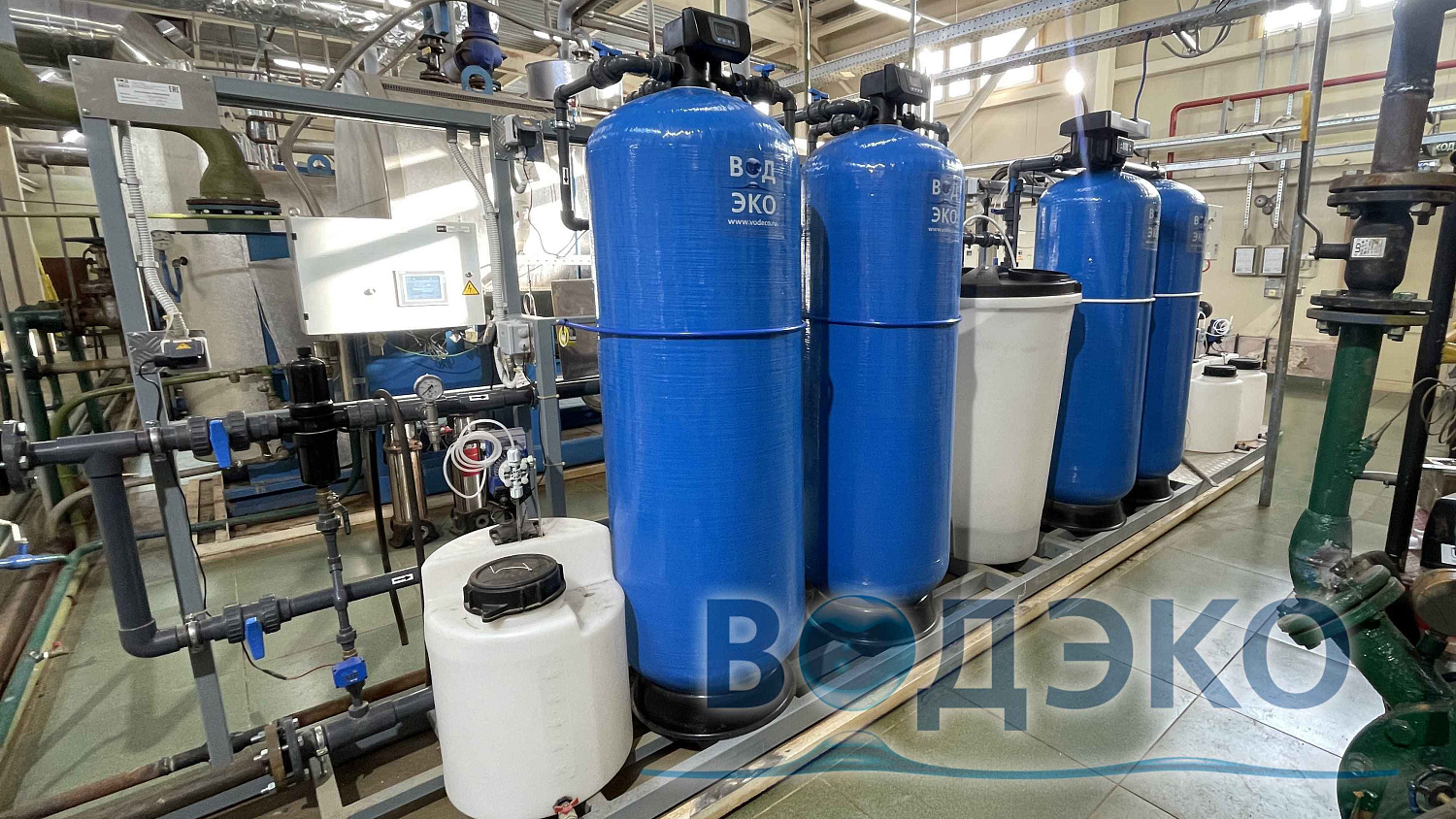 Станция водоподготовки для газовой котельной на Обогатительной фабрике № 3 в Якутии